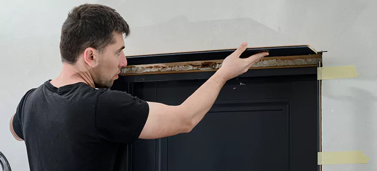 Wood Door Hole Repair in Vallejo, CA
