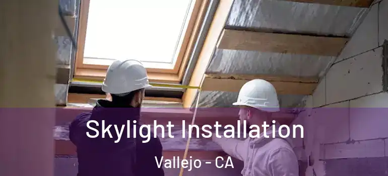  Skylight Installation Vallejo - CA
